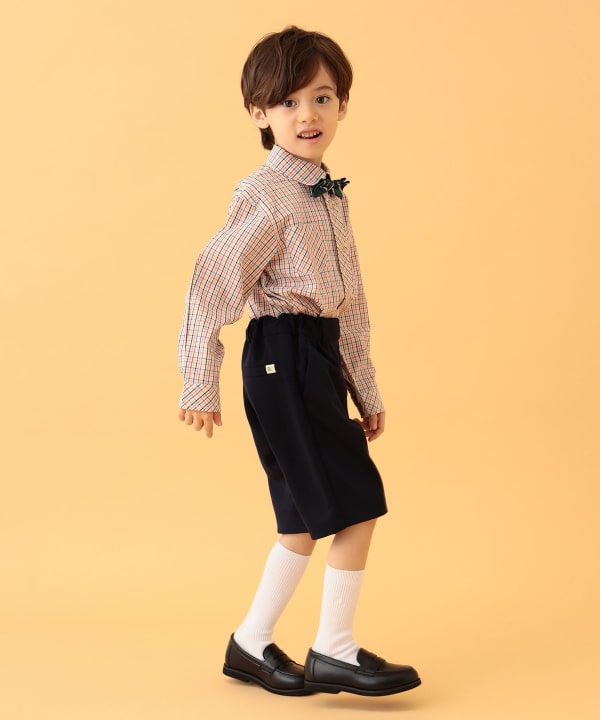Japanese children's clothing BEAMS mini trousers 110-130cm boys' summer PANTS interview / banquet / performance