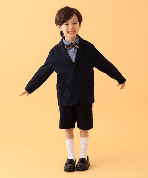 Japanese children's clothing BEAMS mini trousers 110-130cm boys' summer PANTS interview / banquet / performance