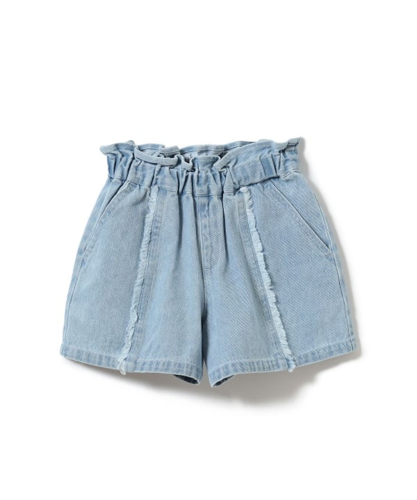 Japanese children's clothing BEAMS mini denim culottes 90-150cm girls summer PANTS