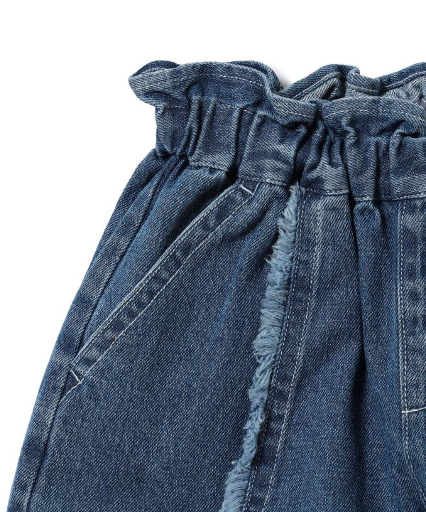Japanese children's clothing BEAMS mini denim culottes 90-150cm girls summer PANTS