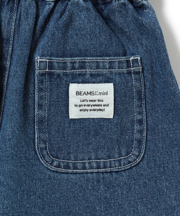 Japanese children's clothing BEAMS mini denim culottes 90-150cm girls summer PANTS