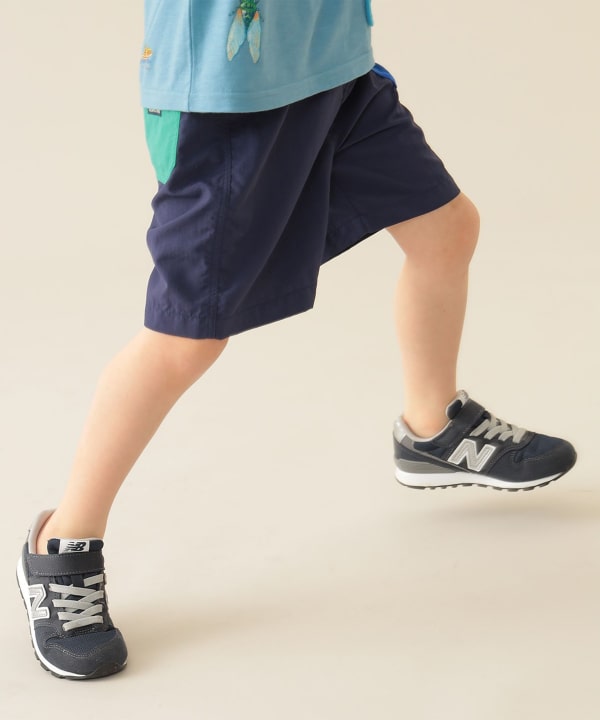 Japanese children's clothing BEAMS mini mesh pocket shorts 90-150cm boys' summer PANTS