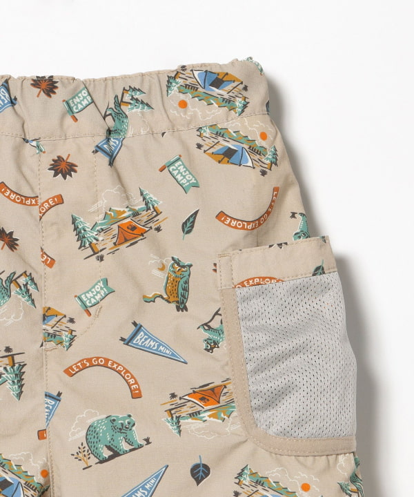 Japanese children's clothing BEAMS mini mesh pocket shorts 90-150cm boys' summer PANTS