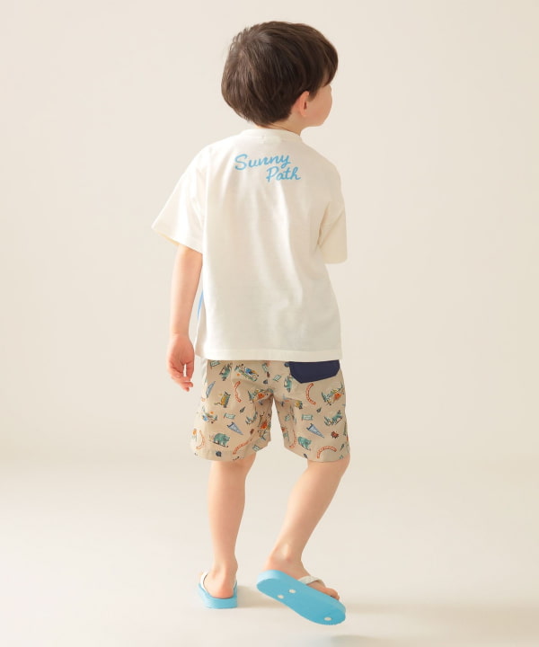 Japanese children's clothing BEAMS mini mesh pocket shorts 90-150cm boys' summer PANTS