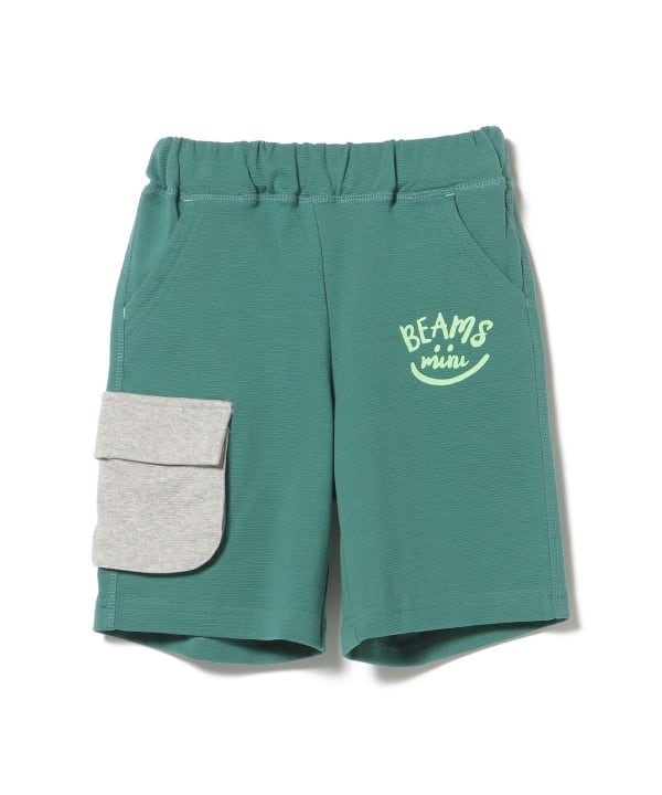 Japanese children's clothing BEAMS mini cargo pocket shorts 90-150cm boys' summer PANTS