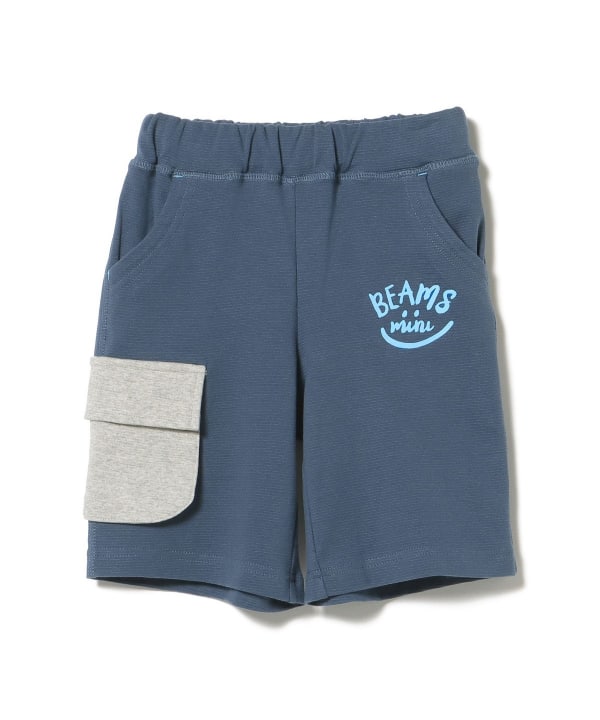 Japanese children's clothing BEAMS mini cargo pocket shorts 90-150cm boys' summer PANTS
