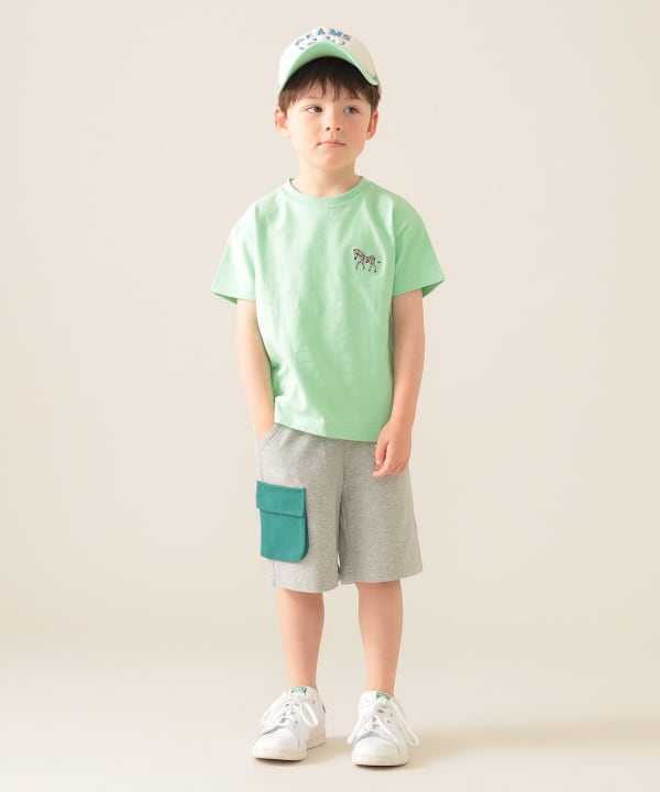 Japanese children's clothing BEAMS mini cargo pocket shorts 90-150cm boys' summer PANTS