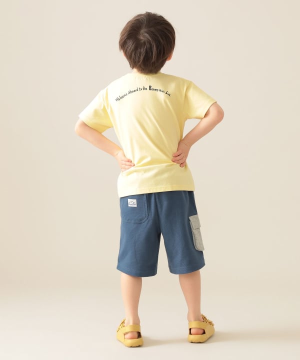 Japanese children's clothing BEAMS mini cargo pocket shorts 90-150cm boys' summer PANTS