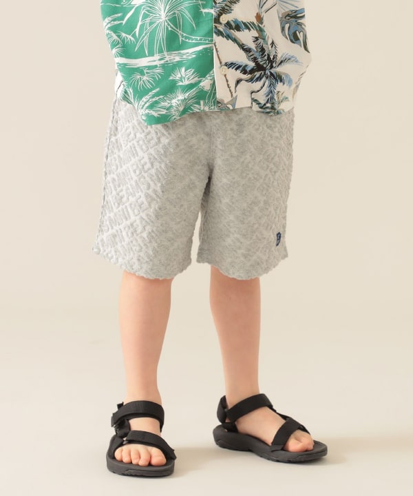 Japanese children's clothing BEAMS mini fur logo shorts 90-150cm boys' summer PANTS