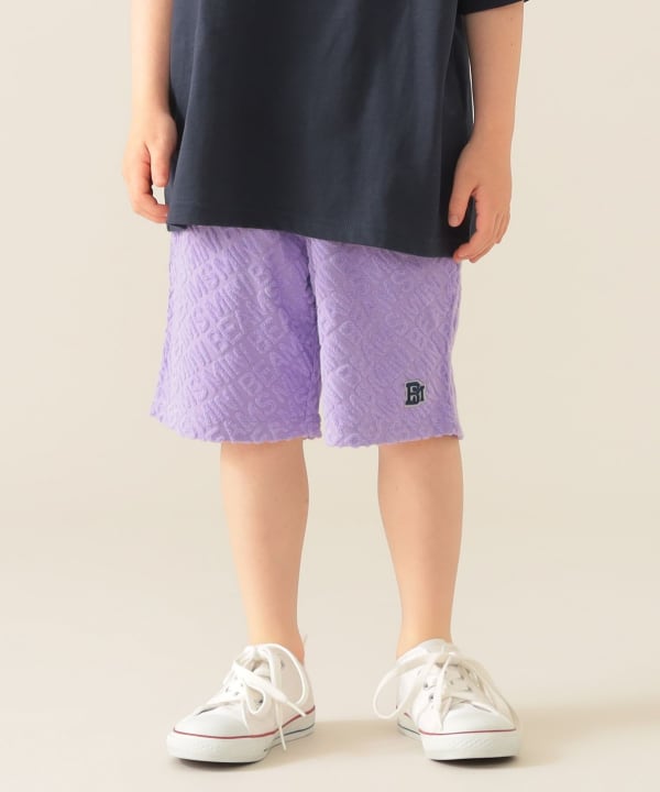 Japanese children's clothing BEAMS mini fur logo shorts 90-150cm boys' summer PANTS