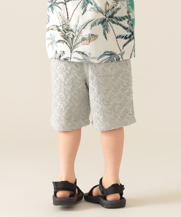 Japanese children's clothing BEAMS mini fur logo shorts 90-150cm boys' summer PANTS