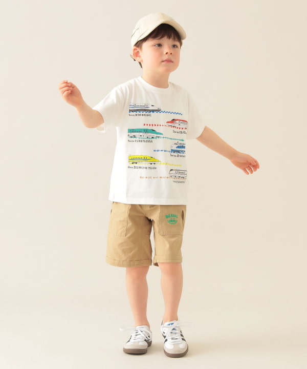 Japanese children's clothing BEAMS mini work shorts 90-150cm boys' summer PANTS