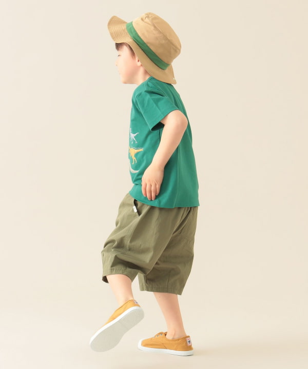 Japanese children's clothing BEAMS mini dinosaur print top 90-150cm boys' summer TOPS