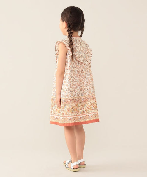 日本童裝 BEAMS mini 碎花連身裙 90-130cm 女童款 夏季 DRESSES