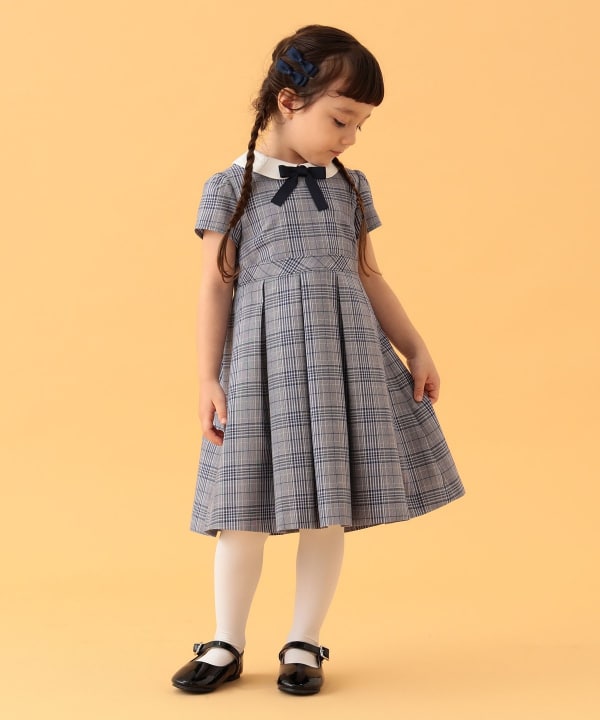 Japanese BEAMS mini formal jackets and dresses (110-130cm) for girls. Summer outerwear for interviews, banquets, and performances.