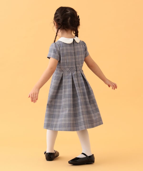 Japanese BEAMS mini formal jackets and dresses (110-130cm) for girls. Summer outerwear for interviews, banquets, and performances.