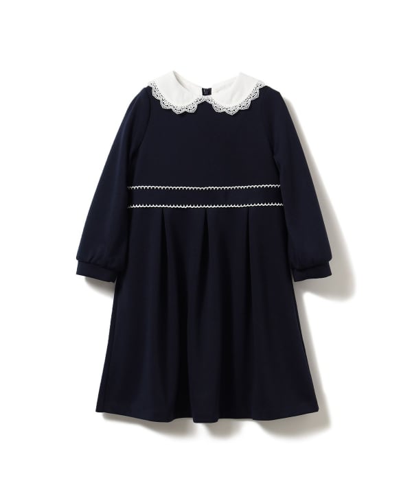 Japanese children's clothing BEAMS mini dress simple dress 110-130cm girls summer dresses interview / banquet / performance