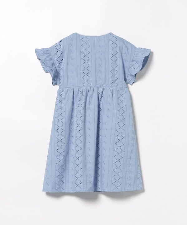 Japanese children's clothing BEAMS mini hollow dress 90-150cm girls summer dresses