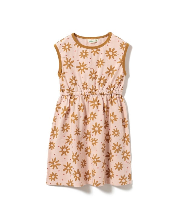 Japanese BEAMS mini floral vest dress 90-150cm girls summer dresses