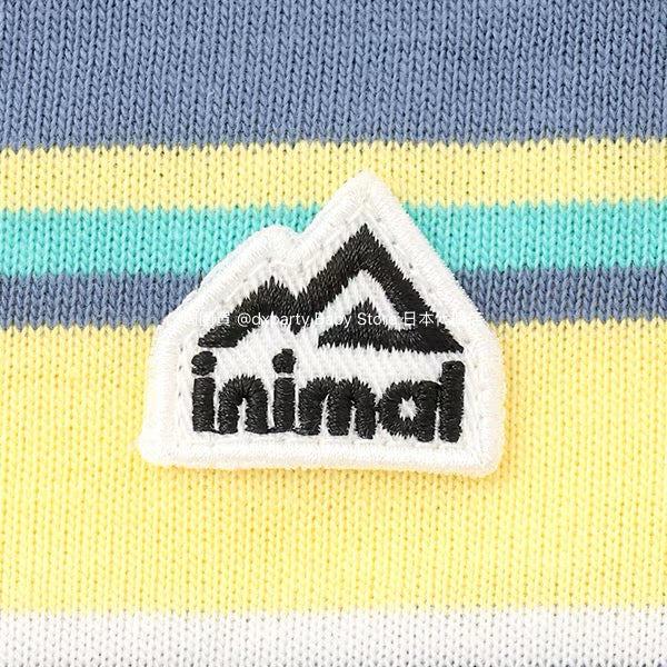 Japanese children's clothing mini#ML striped top 90-140cm boys/girls summer TOPS