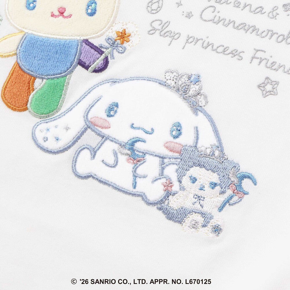 日本童裝 Slap Slip x Sanrio 肩部刺繡荷葉邊長袖上衣 80-130cm 女童款 秋季 TOPS 其他品牌童裝