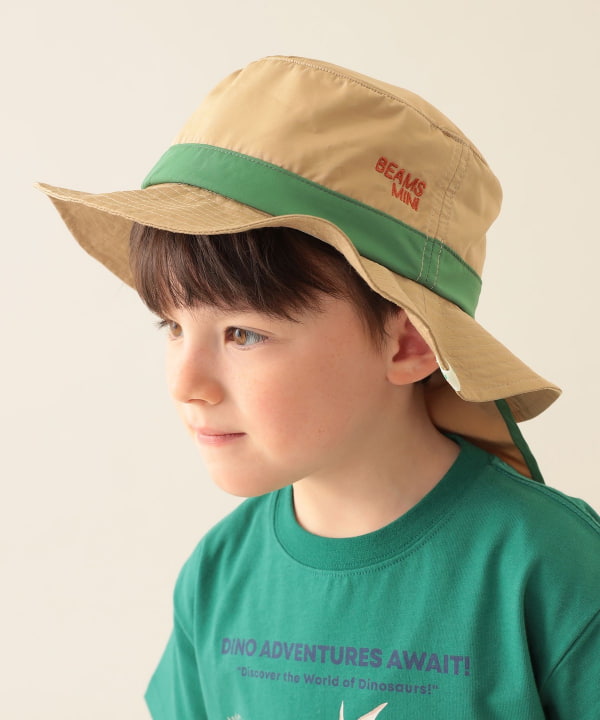 BEAMS mini UV protection bucket hat 52-54cm hat series