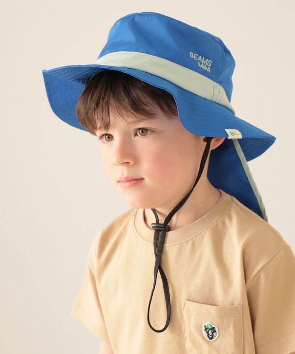 BEAMS mini UV protection bucket hat 52-54cm hat series