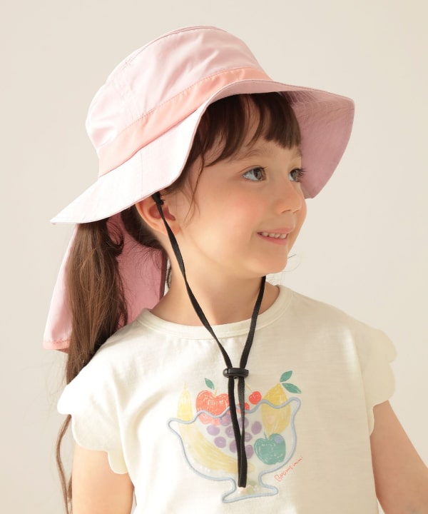 BEAMS mini UV protection bucket hat 52-54cm hat series
