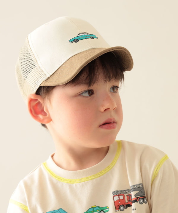 BEAMS mini embroidered cap (52-54cm) shipped directly from Japan