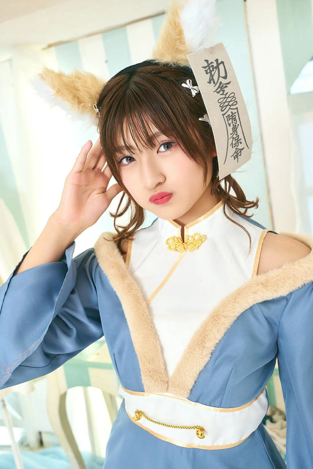日本直送 狐狸女孩 140-150cm 女童款 萬聖節 Cosplay服裝 Halloween攪鬼特輯