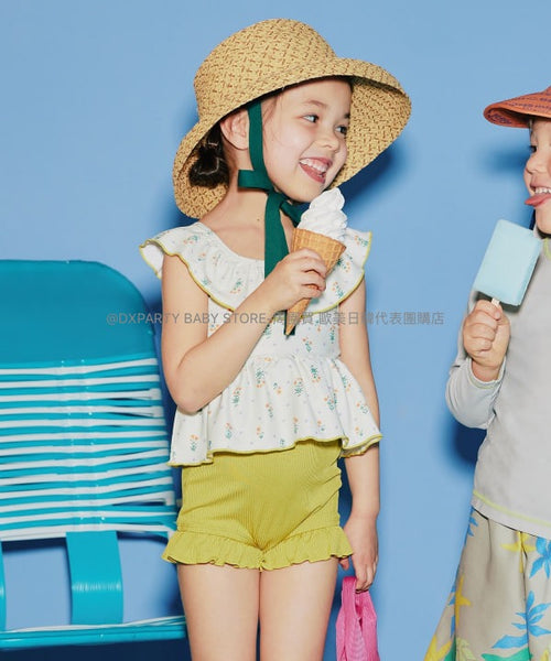 日本童裝 BEAMS mini 泳衣兩件套裝 100-130cm 女童款 夏季 夏日玩水泳衣特輯