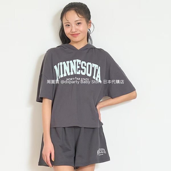 Lovetoxic Japanese Kidswear Cold Contact Casual Two-Piece Set (140-160cm) Girls Summer TOPS PANTS