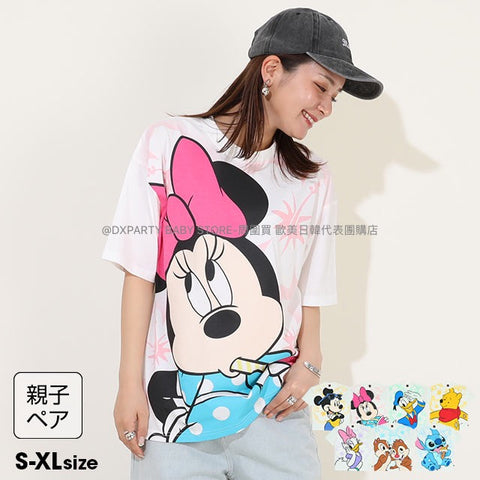 日本童裝 BDL x Disney 短袖上衣 S-XL 大人款 夏季 TOPS 親子裝