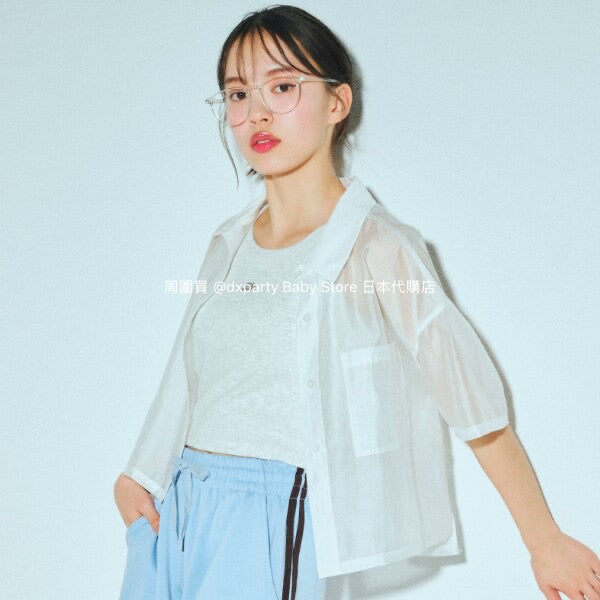 Lovetoxic Japanese children's clothing contact cold thin short shirt and vest two-piece set 140-160cm girls summer TOPS