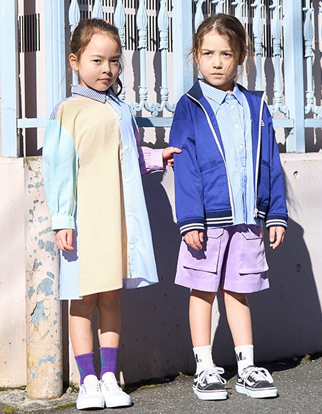 Japanese children's clothing mini#ML mountain series pocket shorts 90-140cm boys/girls summer PANTS