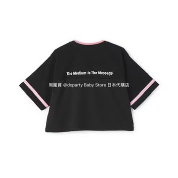 Japanese children's clothing X-girl Stages short sports style top 110-140cm girls summer TOPS