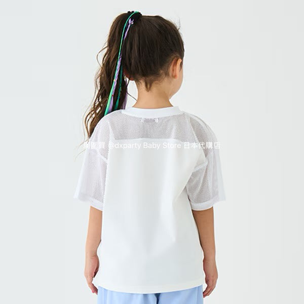 Japanese children's clothing mini#ML mesh sports top 100-140cm boys/girls summer TOPS
