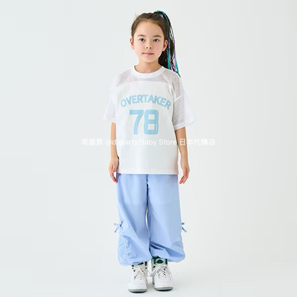 Japanese children's clothing mini#ML mesh sports top 100-140cm boys/girls summer TOPS