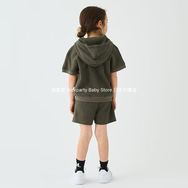 Japanese children's clothing mini#ML waffle shorts 90-140cm boys/girls summer PANTS