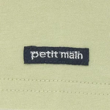 Japanese children's clothing pe#main x Shinkansen badge top 80-130cm boys' summer TOPS railway series