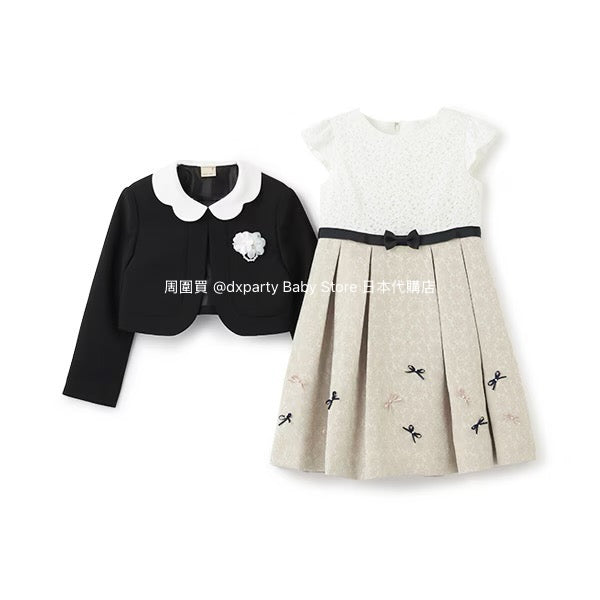 Japanese children's clothing pe#main dress two-piece suit 110-130cm girls summer dress outerwear interview / banquet / performance