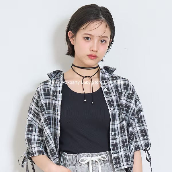 Lovetoxic Japanese children's clothing short shirt 140-170cm girls summer TOPS