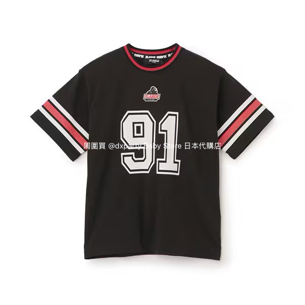 Japanese XLARGE KIDS number printed tops 90-140cm boys' summer TOPS