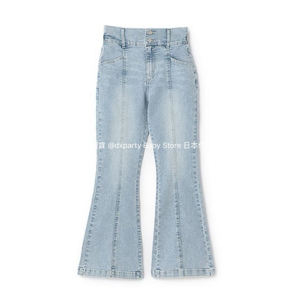Lovetoxic Japanese children's clothing contact cold flared jeans 140-170cm girls summer PANTS