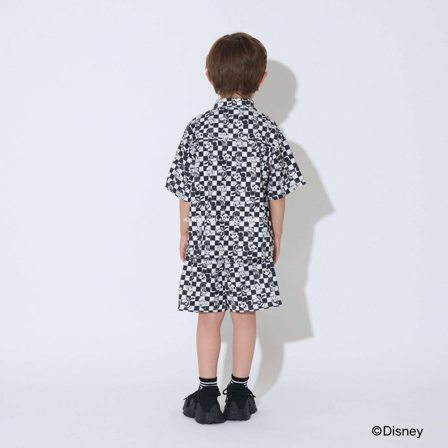 Japanese children's clothing b・R# x Diseny full-print shirt jacket 100-150cm boys'/girls' summer outerwear