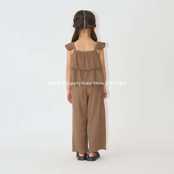 Japanese children's clothing Ly# mine suspenders and loose pants set 100-150cm girls summer TOPS PANTS