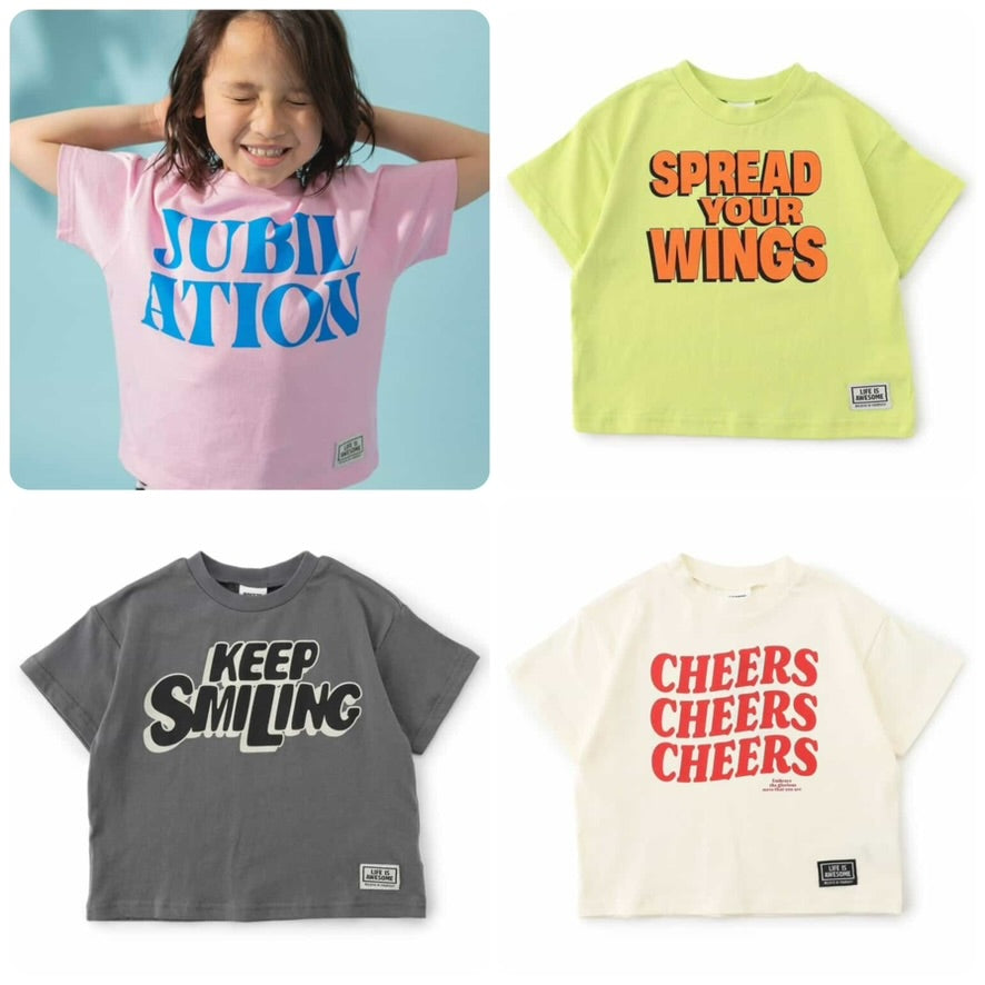 Japanese children's clothing BREEZE printed pattern top 80-140cm boys' summer TOPS