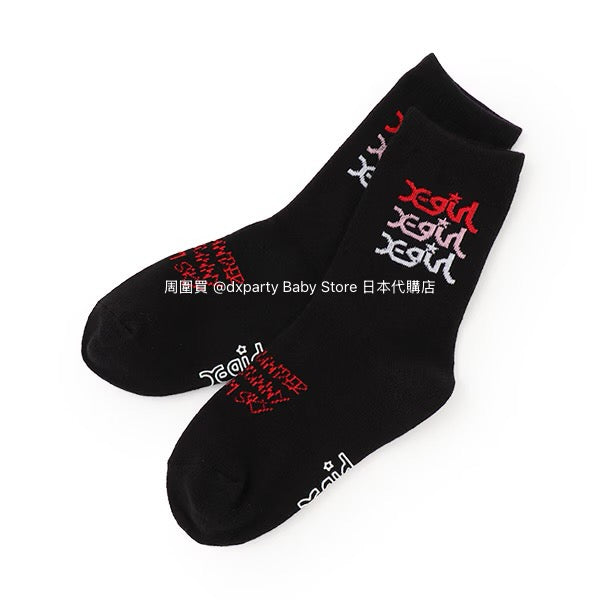 X-girl Stages socks (1 pair, 13-21cm) shipped directly from Japan