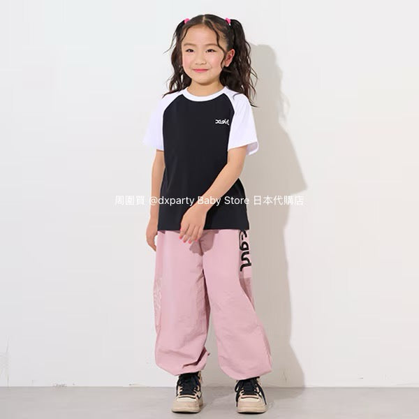Japanese children's clothing X-girl Stages printed top 80-140cm girls summer TOPS