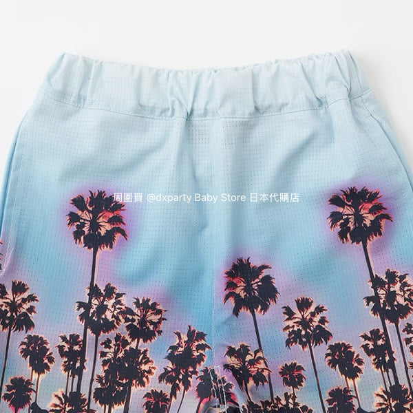 Japanese XLARGE KIDS Palm Tree Shorts 90-140cm Boys Summer PANTS